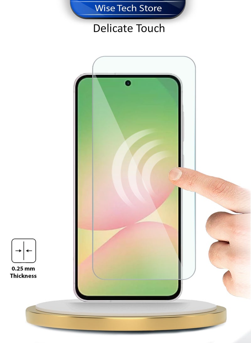 Wtech Samsung Galaxy A57 5G 2026 WTech Premium Series Curved Edges 9H 2.5D Tempered Glass Screen Protector (MSG9CN) - Clear - Image 4